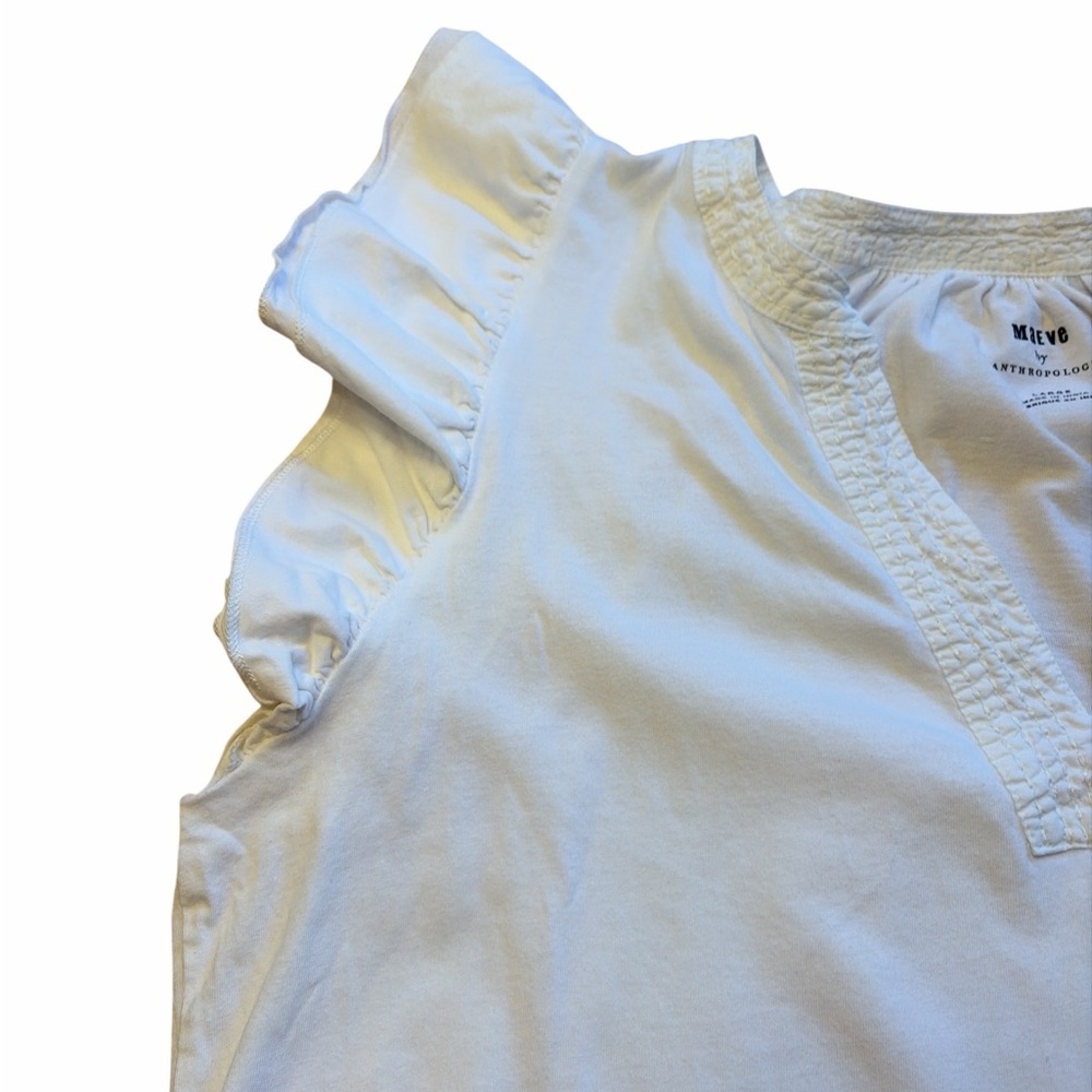 Maeve by Anthropologie, Women's Sleeveless Top White Sz Large